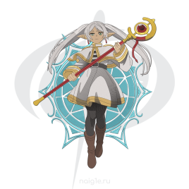  Файл машинной вышивки — Ферн & Фрирен (Фрирен, провожающая в последний путь)