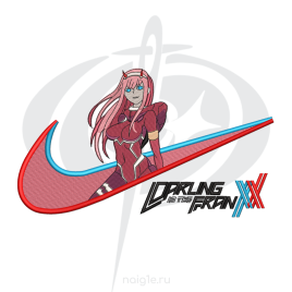 Файл машинной вышивки — Zero Two (Милый во Франксе)