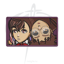 Файл машинной вышивки — Кэн Такакура & Момо Аясэ (Dandadan)