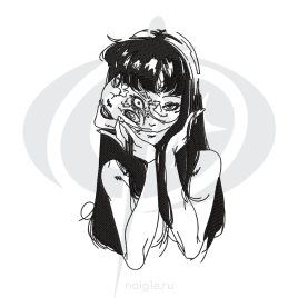 Файл машинной вышивки — Томиэ (Коллекция Дзюндзи Ито)